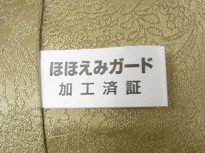 平和屋本店■極上　久保田一竹　幻の辻が花　色留訪問着　暈し染め　金通し地　正絹　逸品　KAAA0880kk4