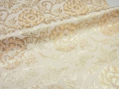 平和屋本店●極上　龍村美術織物　たつむら　六通柄　本袋帯　花王天香文　金糸　逸品4s812
