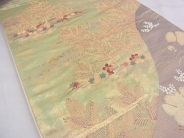 平和屋着物◎六通柄袋帯 唐織 吉祥煌華 金糸 逸品 BAAD5598du