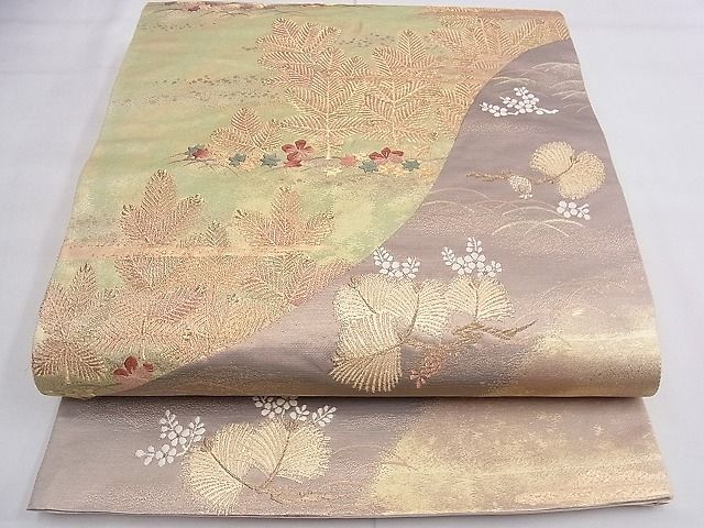 平和屋着物◎六通柄袋帯 唐織 吉祥煌華 金糸 逸品 BAAD5598du