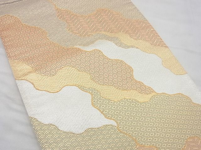 平和屋着物◎佐賀錦 六通柄袋帯 道長吉祥文 二重箔 逸品 BAAD4378vj