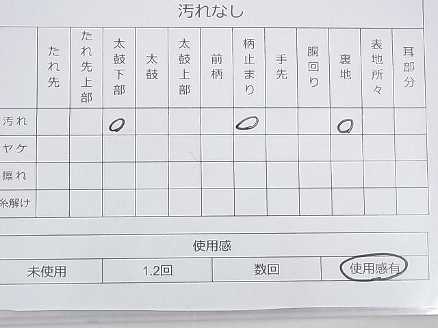 平和屋着物◎六通柄袋帯 唐織 エ霞蜀江花菱文 金糸 逸品 BAAD4630fk