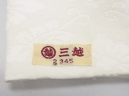 平和屋着物■上質な長襦袢 無双仕立て 花菱地紋 三越扱い 逸品 CAAB5261ua