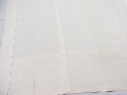 平和屋着物■上質な長襦袢 無双仕立て 花菱地紋 三越扱い 逸品 CAAB5261ua