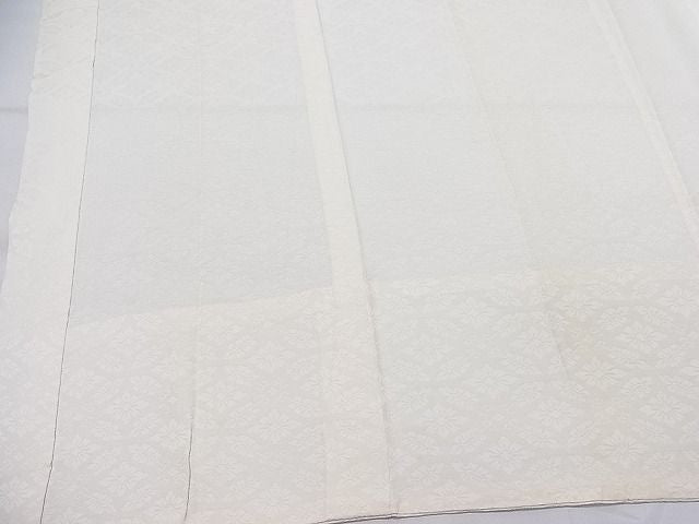 平和屋着物■上質な長襦袢 無双仕立て 花菱地紋 三越扱い 逸品 CAAB5261ua