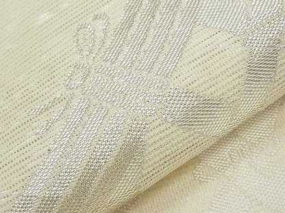 平和屋着物■夏物 六通柄袋帯 籬文 銀糸 逸品 CAAB4147tx
