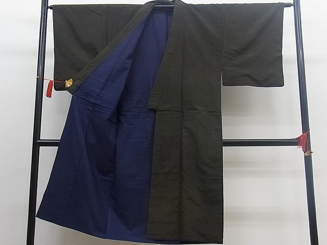平和屋着物■男性 紬 吉祥文 逸品 BAAD5061mz