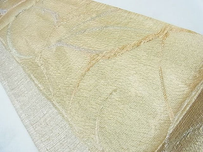平和屋着物◎六通柄袋帯 ふくれ織 動物吉祥文 金銀糸 逸品 CAAB1493in