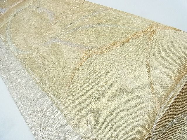 平和屋着物◎六通柄袋帯 ふくれ織 動物吉祥文 金銀糸 逸品 CAAB1493in