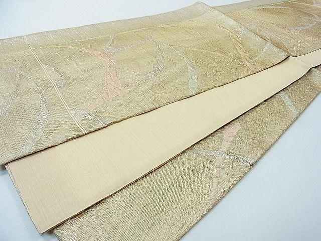 平和屋着物◎六通柄袋帯 ふくれ織 動物吉祥文 金銀糸 逸品 CAAB1493in