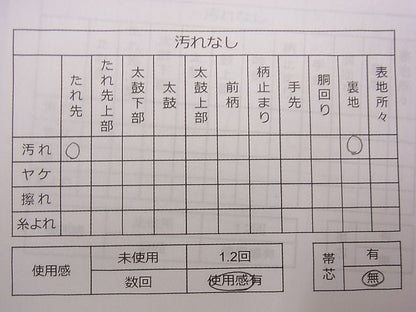 平和屋着物◎六通柄袋帯 唐織 扇面草花文 金糸 逸品 CAAB4625eg