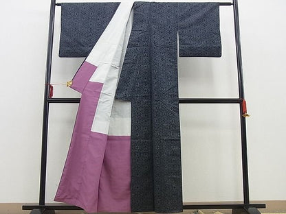 平和屋着物■上質な紬 蜀江文様 逸品 BAAD2581cw