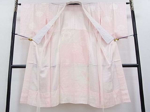 平和屋着物■上質な長襦袢　無双仕立て　絞り　花地紋　暈し染め　逸品　DAAC6254fe