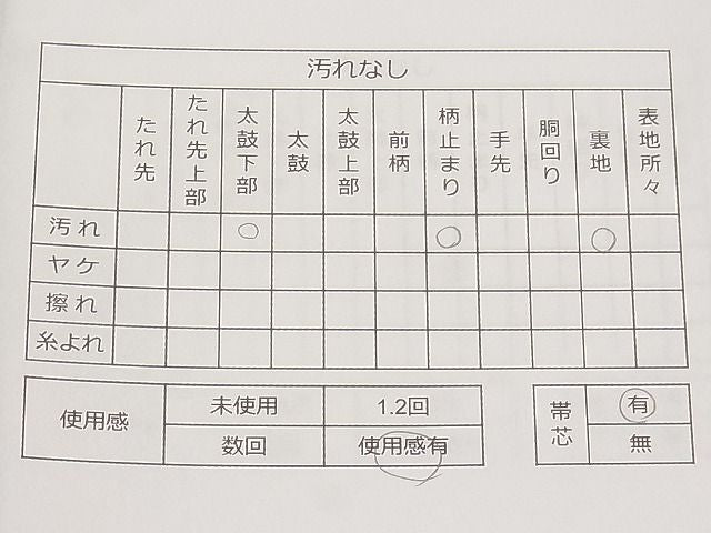 平和屋着物◎六通柄袋帯 唐織 天井菱花鳥文 金糸 逸品 CAAB7114ku