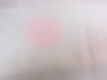 平和屋着物■長襦袢 無双仕立て 草花地紋 暈し染め 洗える着物 DAAD0480ar