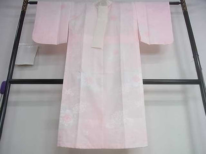 平和屋着物■長襦袢 無双仕立て 草花地紋 暈し染め 洗える着物 DAAD0480ar