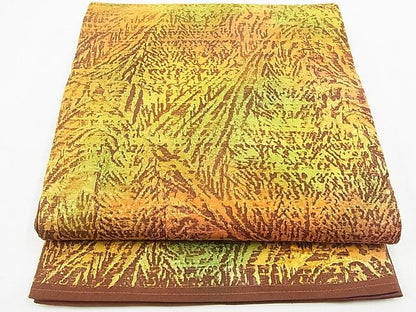 平和屋着物◎全通柄袋帯 ふくれ織り 吉祥文 逸品 BAAD3033kj