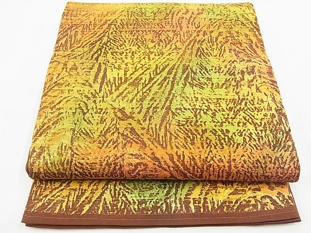 平和屋着物◎全通柄袋帯 ふくれ織り 吉祥文 逸品 BAAD3033kj