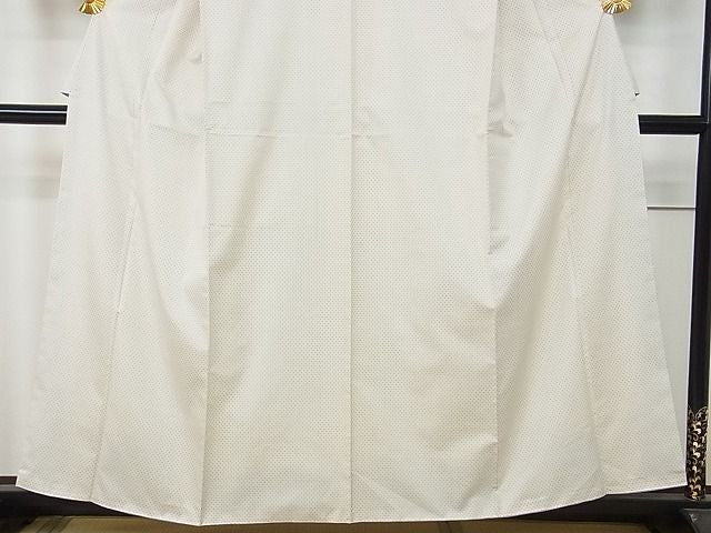 平和屋本店■極上　本場大島紬　白大島　9マルキ　逸品　CZAA0026s4