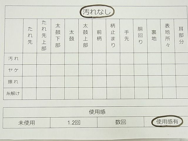 平和屋着物◎西陣 六通柄袋帯 更紗花文 逸品 BAAD4685fk