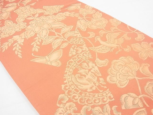 平和屋着物◎六通柄袋帯 正倉院切嵌花文 逸品 BAAD5770fk