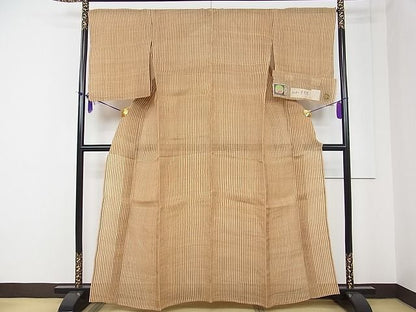 期間限定セール20％off■希少　夏物　人間国宝　平良敏子　喜如嘉の芭蕉布　証紙付き　手積み芭蕉糸100％　逸品　未使用　4s598