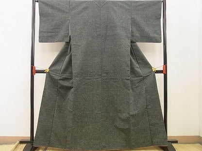 平和屋着物■上質な紬 子持ち亀甲 逸品 BAAE2001xi