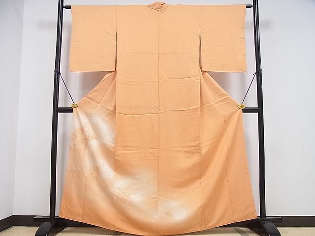 平和屋着物■色留訪問着　立波地紋　暈し染め　正絹　逸品　DAAA6983ya
