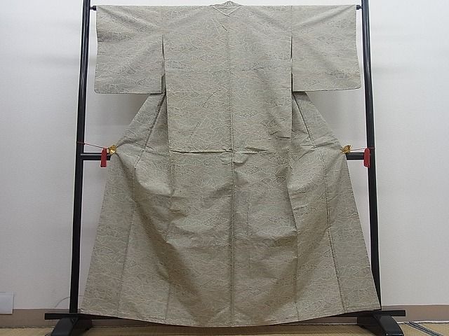 平和屋着物■上質な紬　吉祥文　逸品　BAAD6291mz