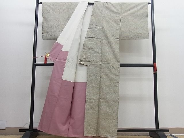 平和屋着物■上質な紬　吉祥文　逸品　BAAD6291mz
