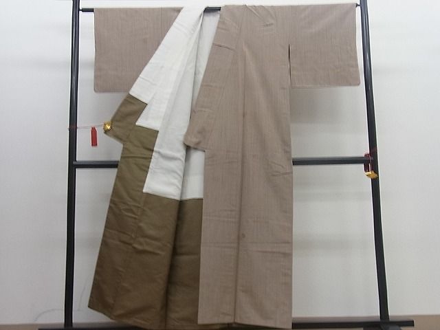 平和屋着物■上質な紬　吉祥文　逸品　BAAD9621mz