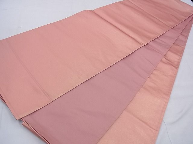 平和屋着物◎太鼓柄袋帯 総刺繍 渡橋青海波柳文 金糸 逸品 BAAD3196ph