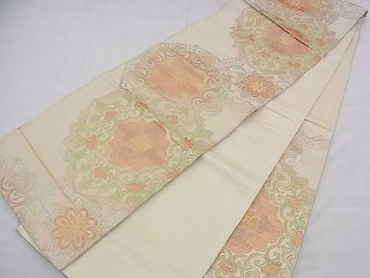平和屋着物◎六通柄袋帯 宝相華 金銀糸 逸品 BAAE1127du