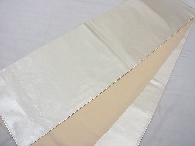 引泊袋帯 平和屋着物◎六通柄袋帯 銀糸 引箔 逸品 BAAD2870ac