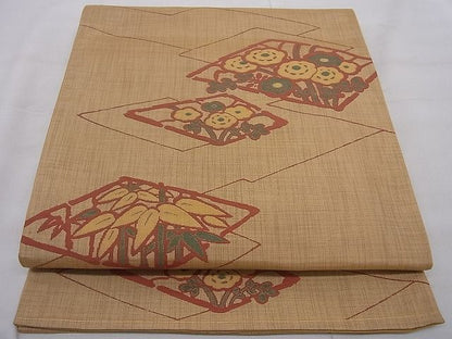 平和屋着物◎西陣 六通柄袋帯 松竹梅 逸品 BAAD7688ac