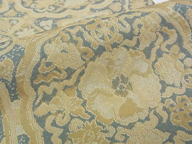 平和屋本店●最高級　人間国宝　北村武資　経錦　天井花文　金糸　共箱付き　逸品　CZAA0083s4