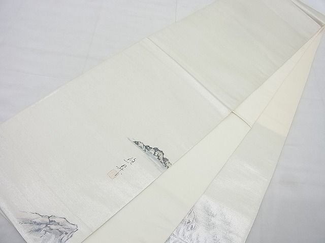 平和屋着物◎太鼓柄袋帯 作家物 手描き 御所解 逸品 BAAD7709ac