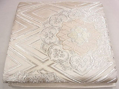 平和屋着物◎六通柄袋帯 正倉院菱花文 金銀糸 逸品 CAAD0701eg