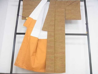 平和屋着物■上質な紬　霞文　逸品　DAAD0573ar