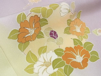 平和屋本店■極上　創業460年・千總　訪問着　駒刺繍　花丸文　暈し染め　金彩　松坂屋扱い　逸品　DZAA0577kh5