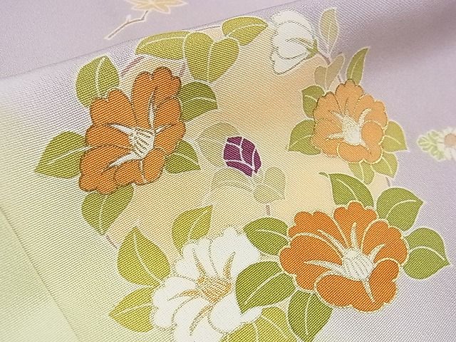 平和屋本店■極上　創業460年・千總　訪問着　駒刺繍　花丸文　暈し染め　金彩　松坂屋扱い　逸品　DZAA0577kh5