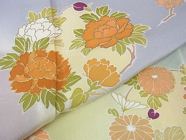 平和屋本店■極上　創業460年・千總　訪問着　駒刺繍　花丸文　暈し染め　金彩　松坂屋扱い　逸品　DZAA0577kh5