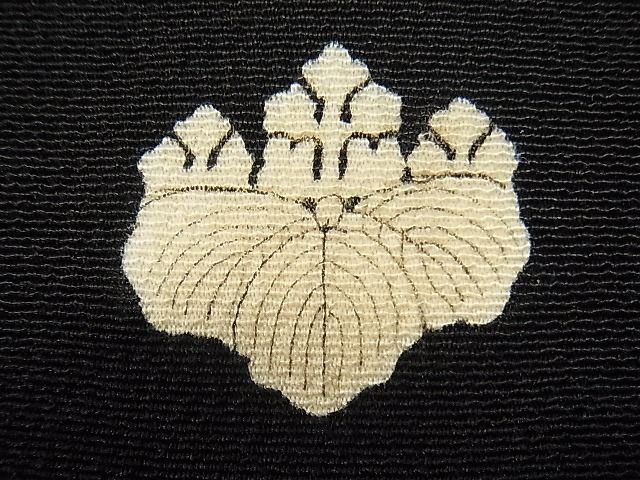 平和屋着物■豪華黒留袖　蓑亀　金銀糸　逸品　CAAD3558yc