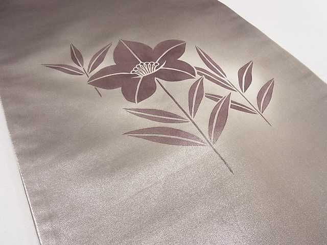 平和屋着物◎六柄太鼓柄袋帯 草花文 逸品 DAAC0416ma