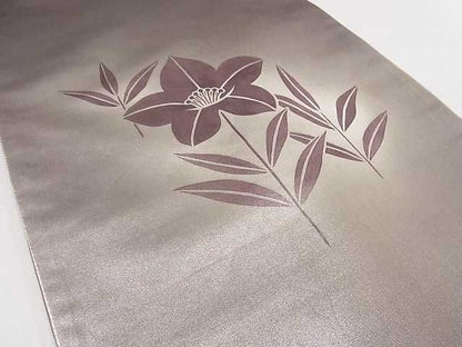 平和屋着物◎六柄太鼓柄袋帯 草花文 逸品 DAAC0416ma