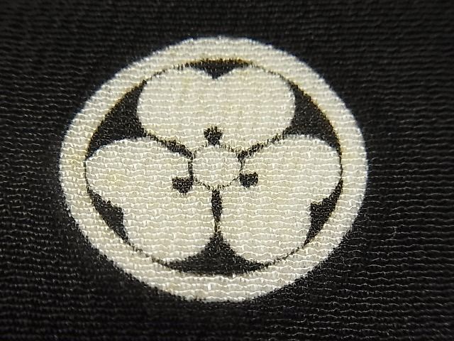 平和屋着物■豪華黒留袖　作家物　駒刺繍　雲取り渡り橋吉祥文　暈し染め　金彩　逸品　CAAD5746yc