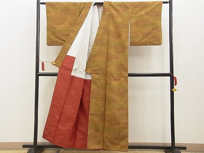平和屋着物■上質な紬　霞文　逸品　BAAE6001jr