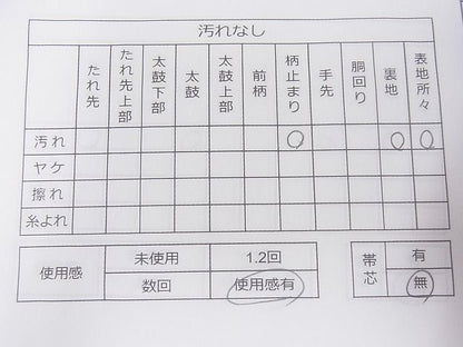 平和屋着物◎六通柄袋帯 唐織 地紙結び紐花文 金銀糸 逸品 CAAD9208ev