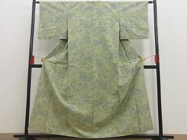 平和屋着物■上質な紬 御所解文 逸品 BAAE4167hj