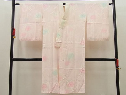 平和屋着物■上質な長襦袢 無双仕立て 薔薇 鈴 暈し染め 逸品 BAAE0303sa